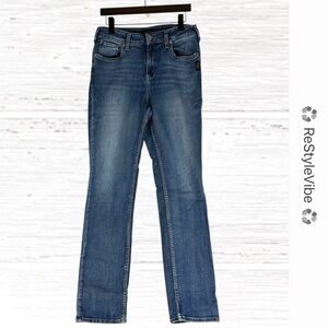 SILVER JEANS Women’s Size 32/L33 Denim Jeans Avery Straight High Rise Stretch